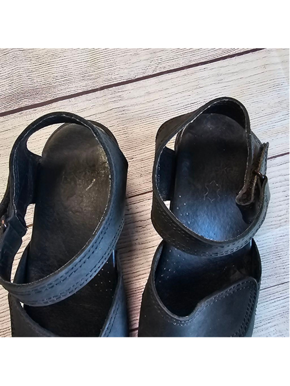 Dansko sz 37 black slip on sandal clogs - Picture 4 of 9